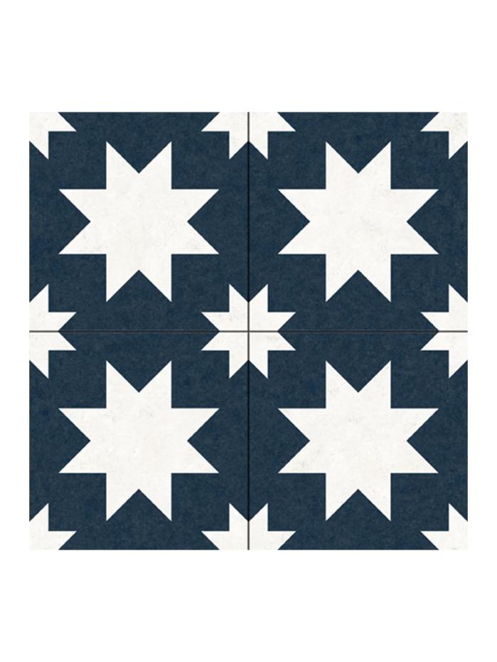 Stella Navy Decor Wall & Floor Tile - 450x450mm