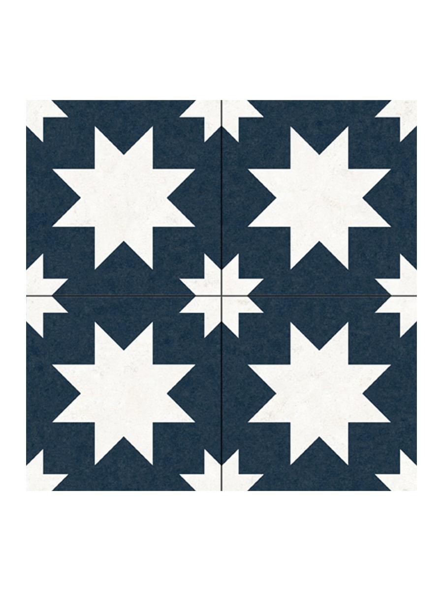 Stella Navy Decor Wall & Floor Tile - 450x450mm