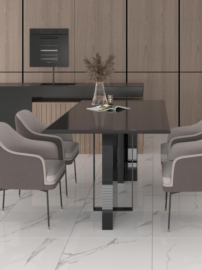Statuario Polished Porcelain Tile - 600x600mm