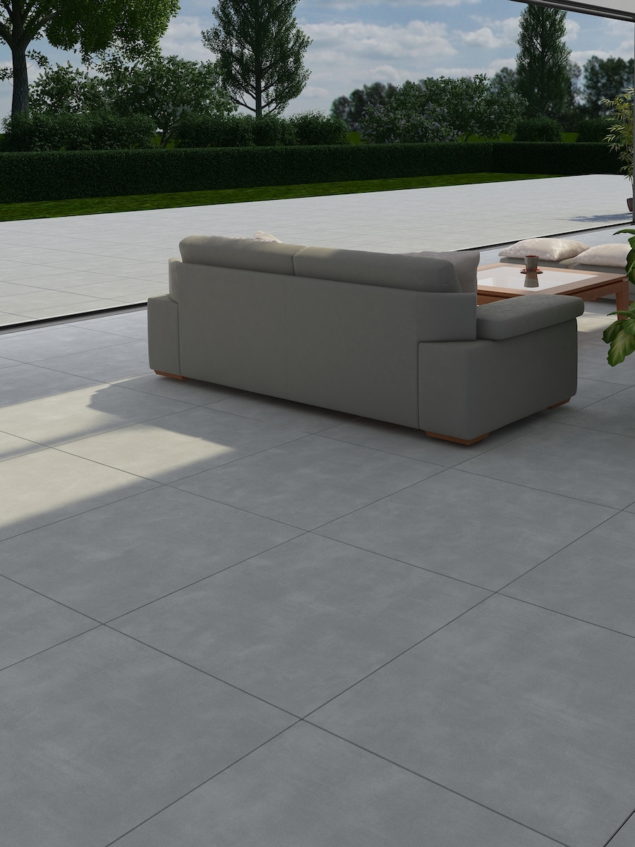 Milano Grey Anti Slip Floor Tile - 800x800x9.5(mm)
