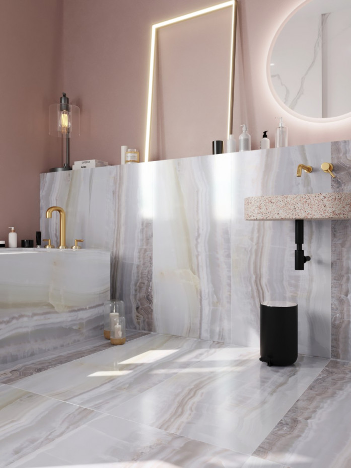 Style Onyx Porcelain Tiles - 1200x600mm