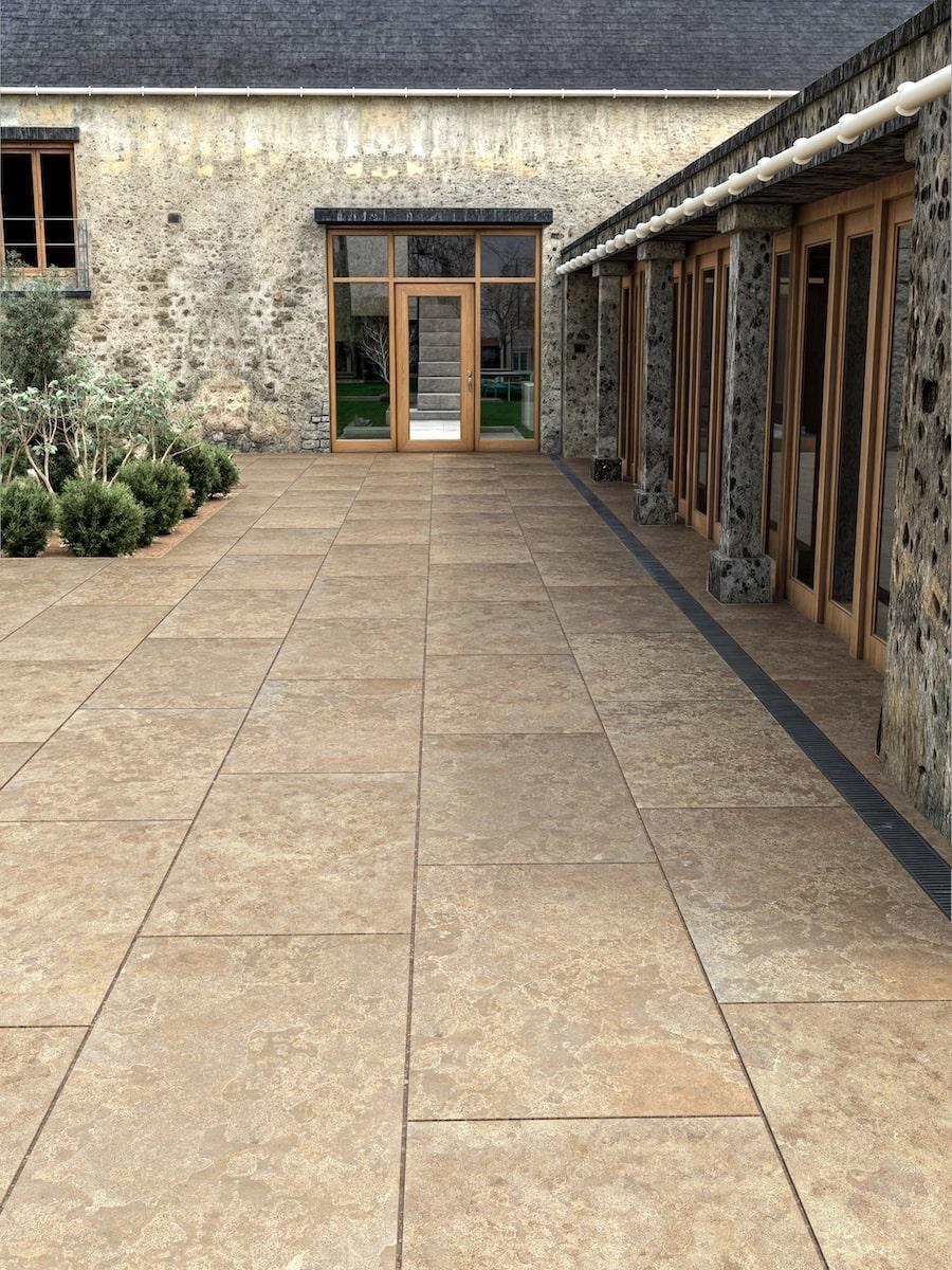 Tandur Yellow Porcelain Outdoor Porcelain Paving Slabs - 900x600x16mm