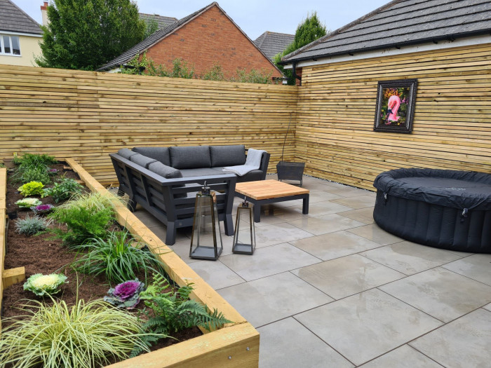 Milano Grey Outdoor Porcelain Paving Tiles - 900x600x20mm