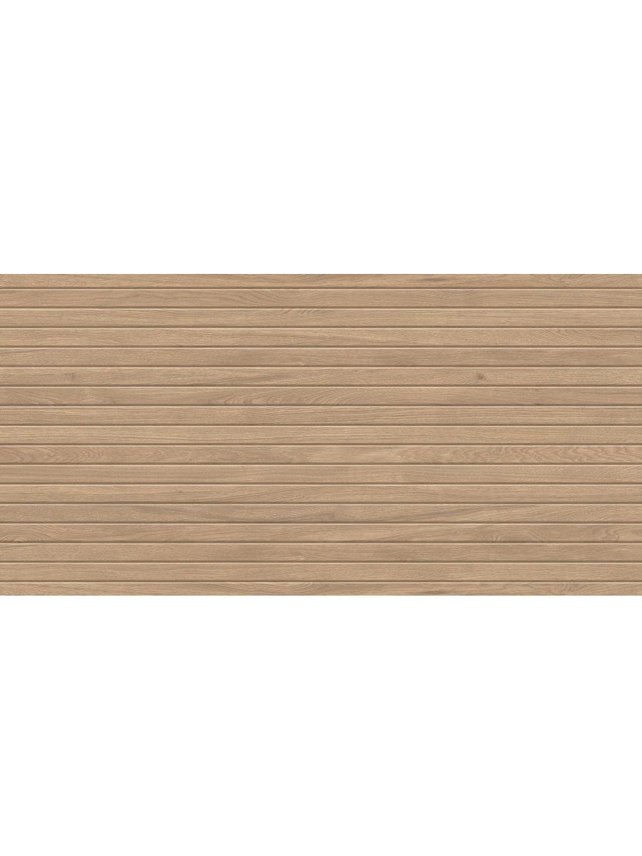 Teak Dorato Slat Wood Louvre Effect Tiles - 1200x600mm