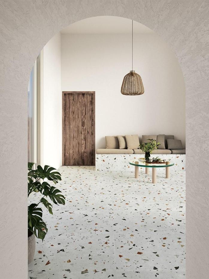 Terrazzo Pastle Porcelain Tiles - 600x600x12mm