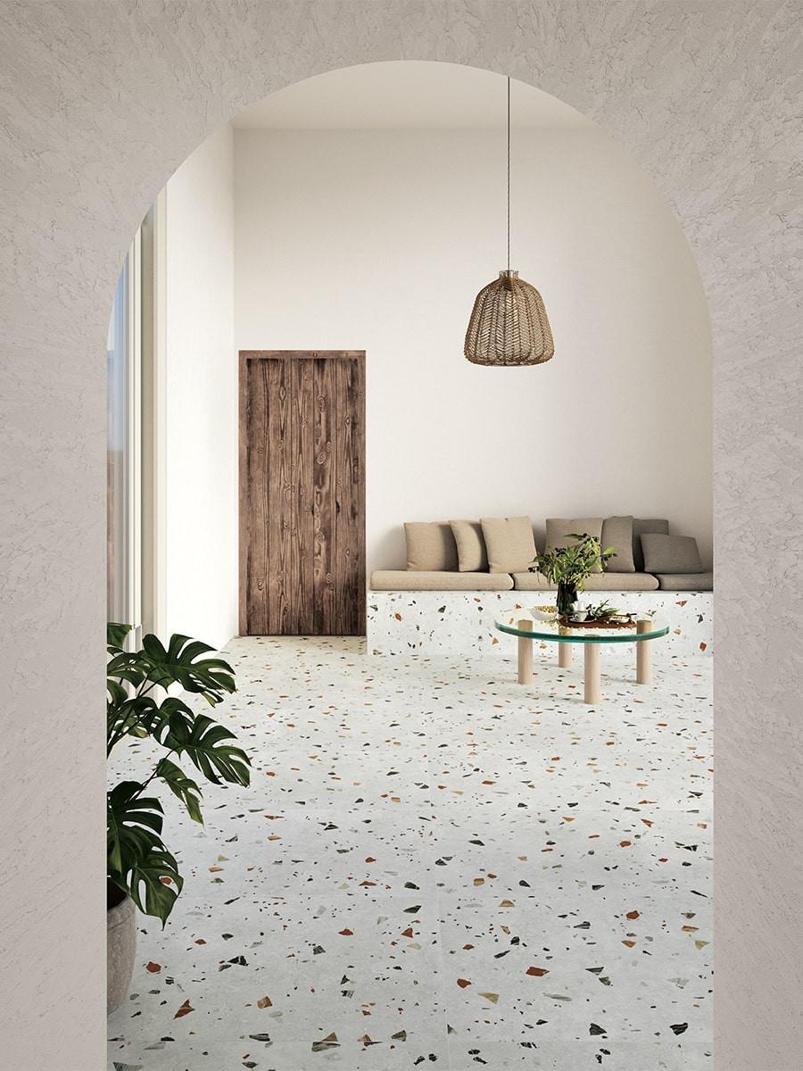 Terrazzo Pastle Porcelain Tiles - 600x600x12mm Terrazzo Pastle Porcelain Tiles - 600x600x12mm