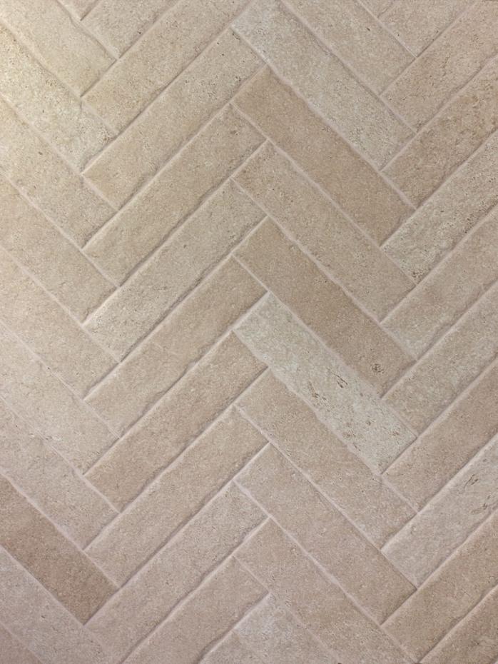 Texas Sand Antique Chiselled Edge Porcelain Tile - 70x280x9mm