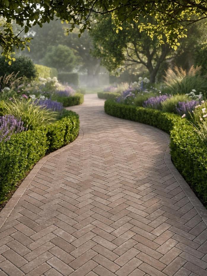 Triton Tumbled Clay Pavers - 200x50x60mm