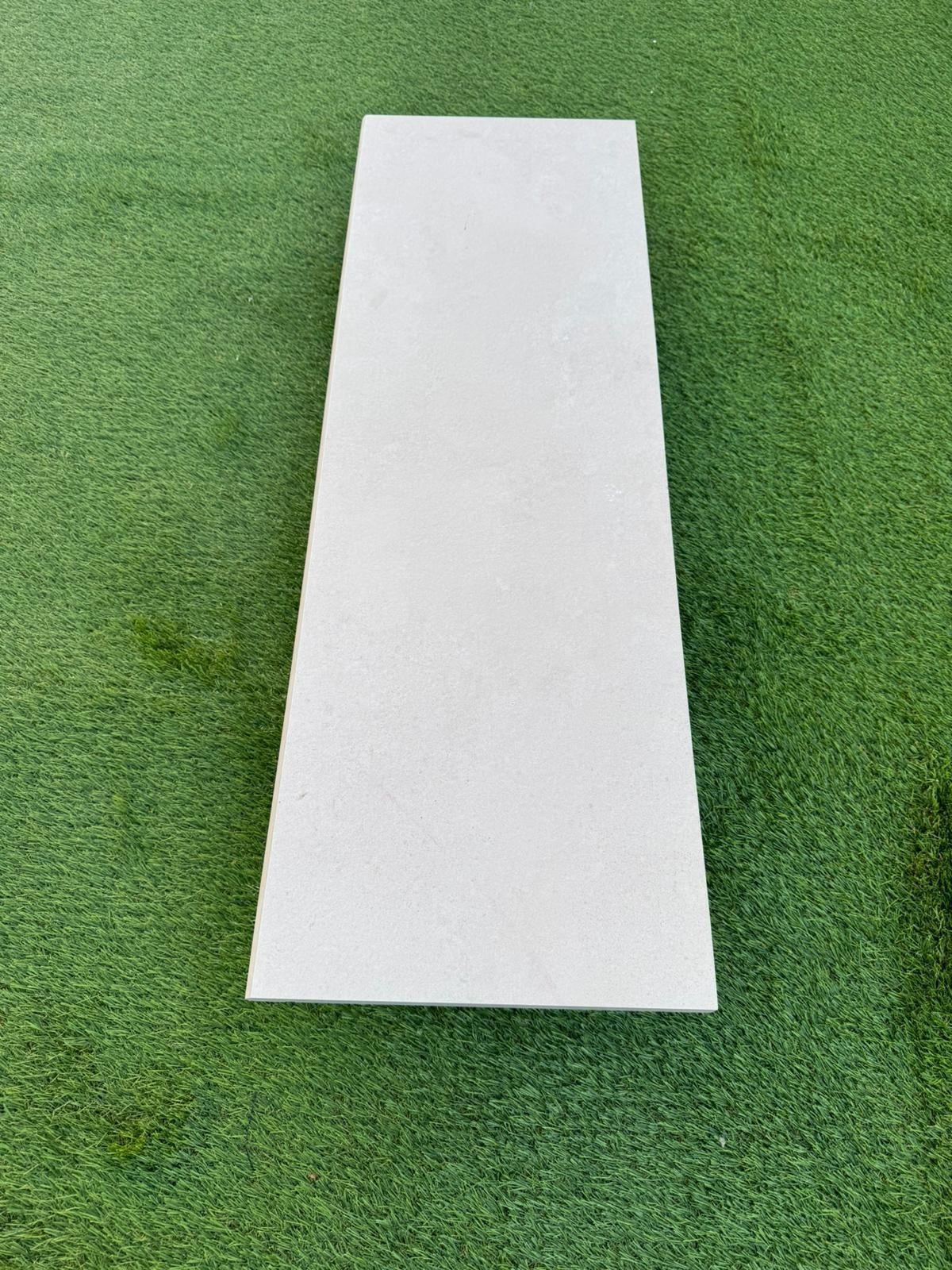 Eclipse Off White Bullnose for Coping and Edging - 900x450x20mm Eclipse Off White Bullnose for Coping and Edging - 900x450x20mm