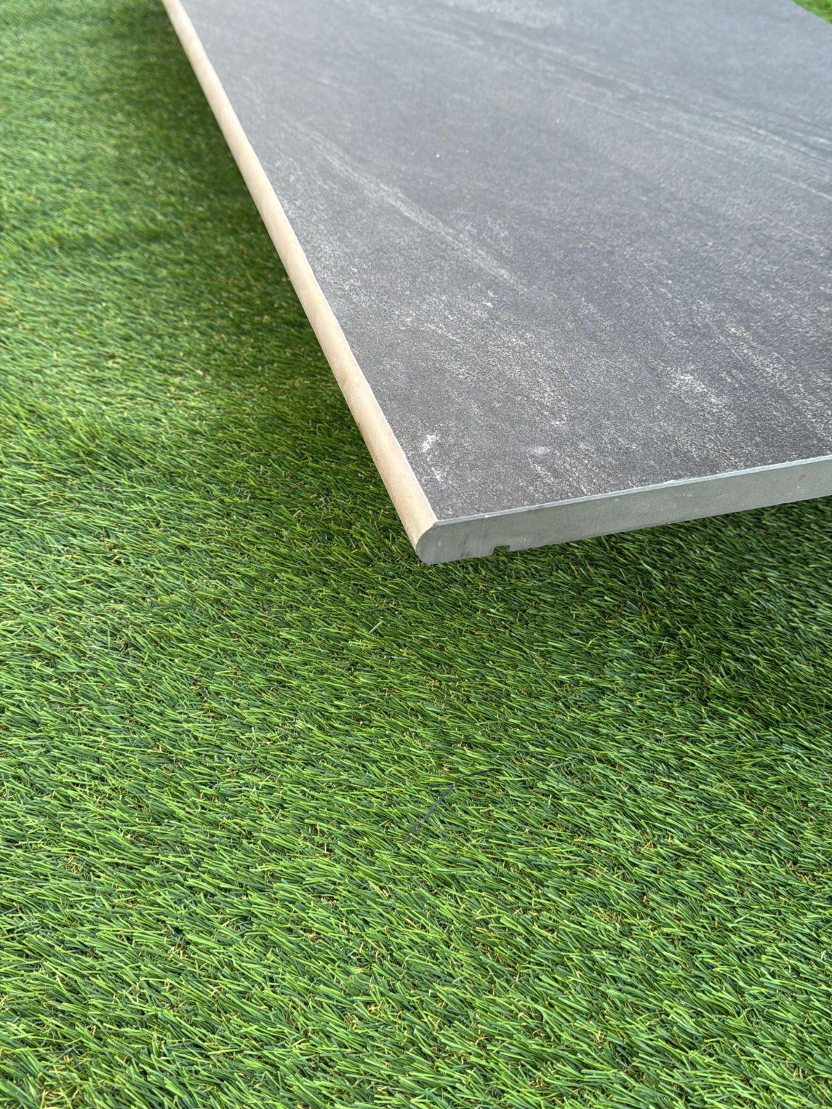 Anthracite Porcelain Bullnose for Coping and Edging - 900x450x20mm Anthracite Porcelain Bullnose for Coping and Edging - 900x450x20mm