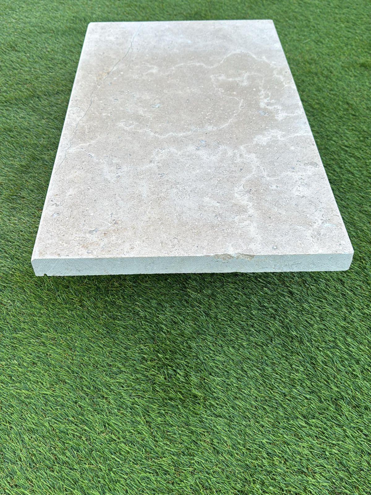 Dijon Limestone Wall Coping - 600x350x30mm Dijon Limestone Wall Coping - 600x350x30mm