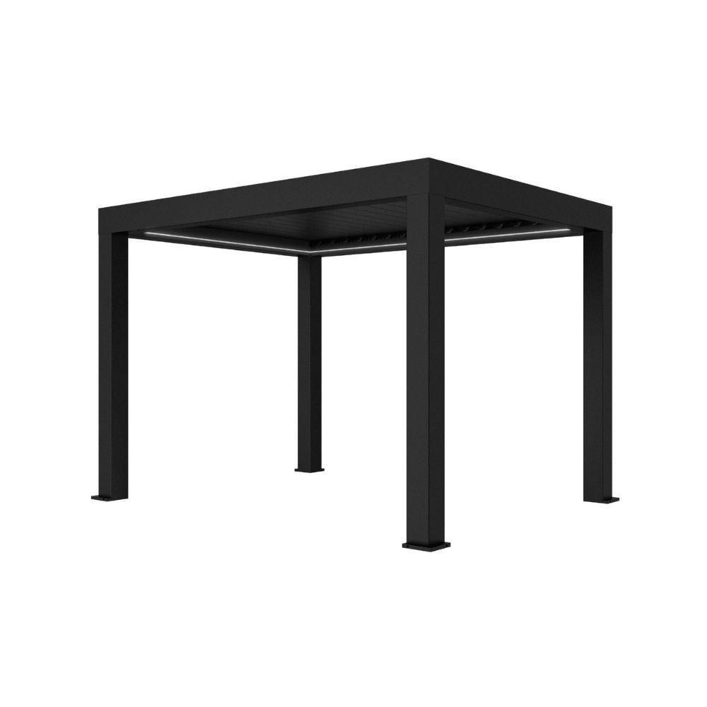 Wonder Rectractable Roof Motorised Pergola with LED Lights - 3m x 4m