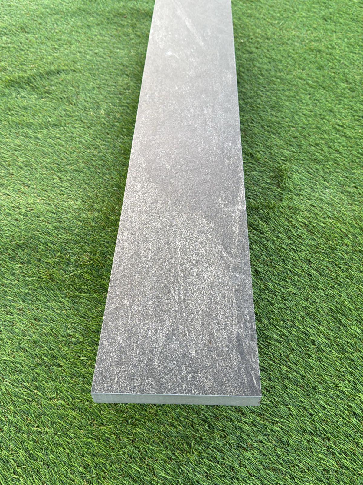 Anthracite Porcelain Riser and Edging - 900x150x20mm Anthracite Porcelain Riser and Edging - 900x150x20mm