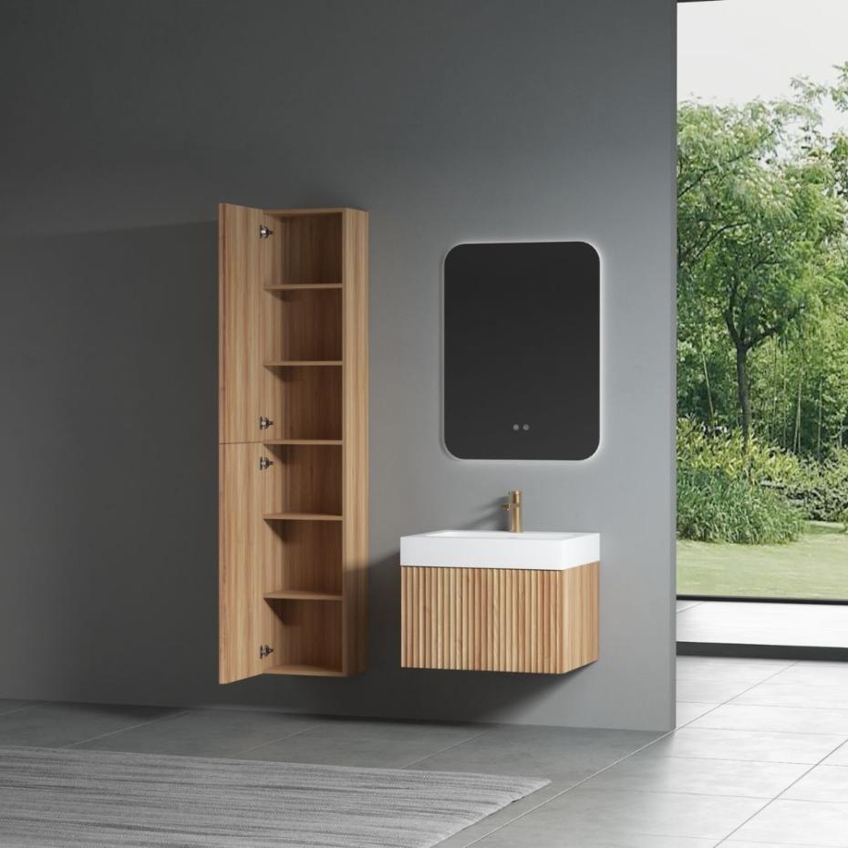 London Vanity Bathroom Side Cabinet - 350x248x1730mm