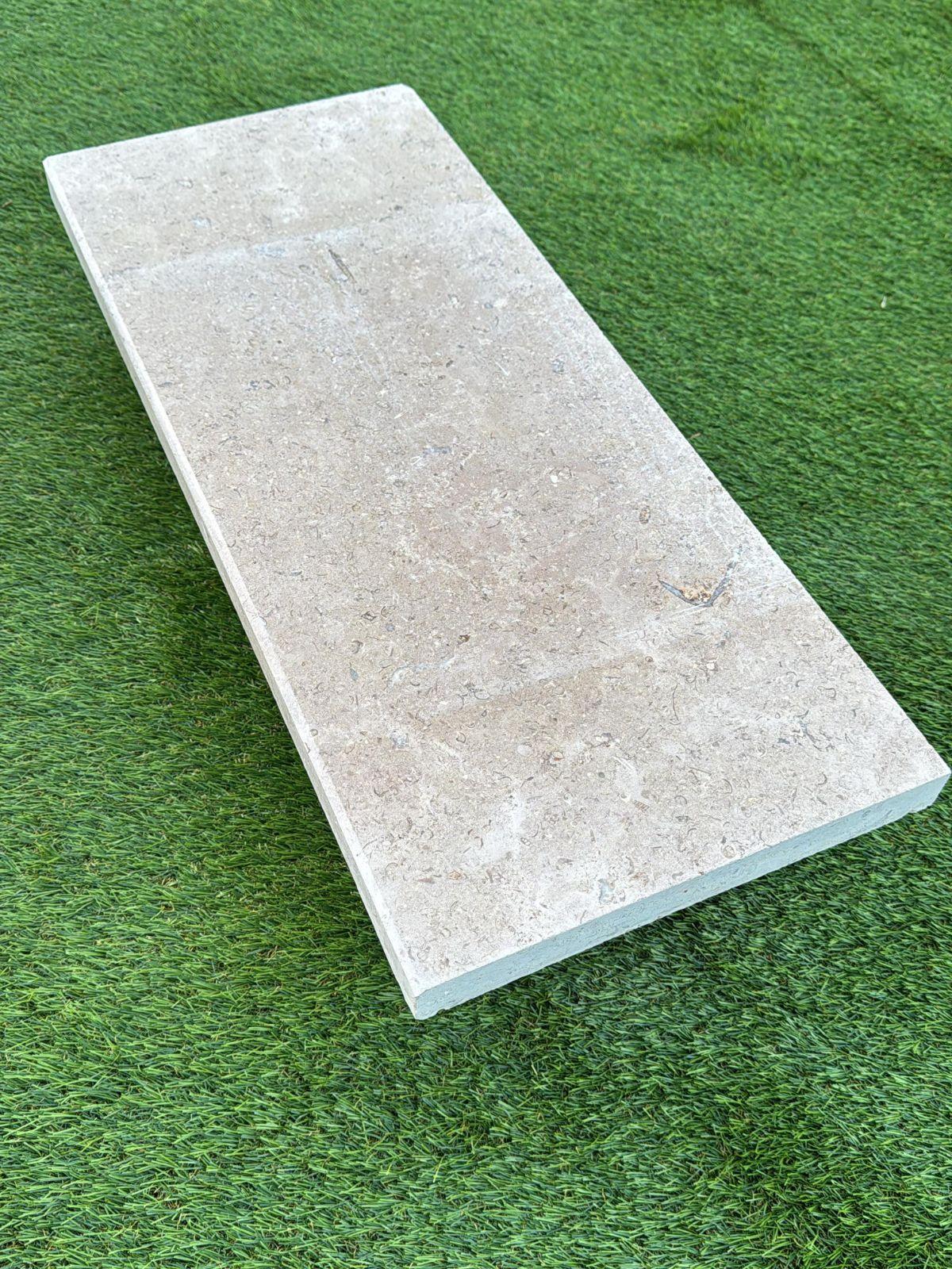 Dijon Limestone Wall Coping - 600x250x30mm Dijon Limestone Wall Coping - 600x250x30mm