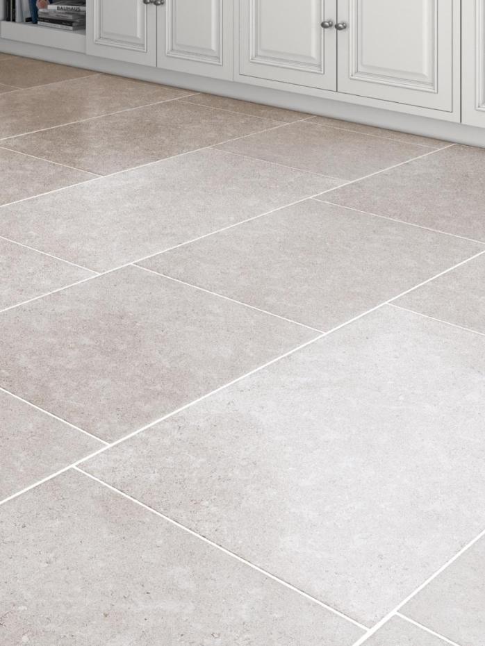 Dijon Brushed and Tumbled Natural Limestone Tiles - 600xFree Lengthx15mm
