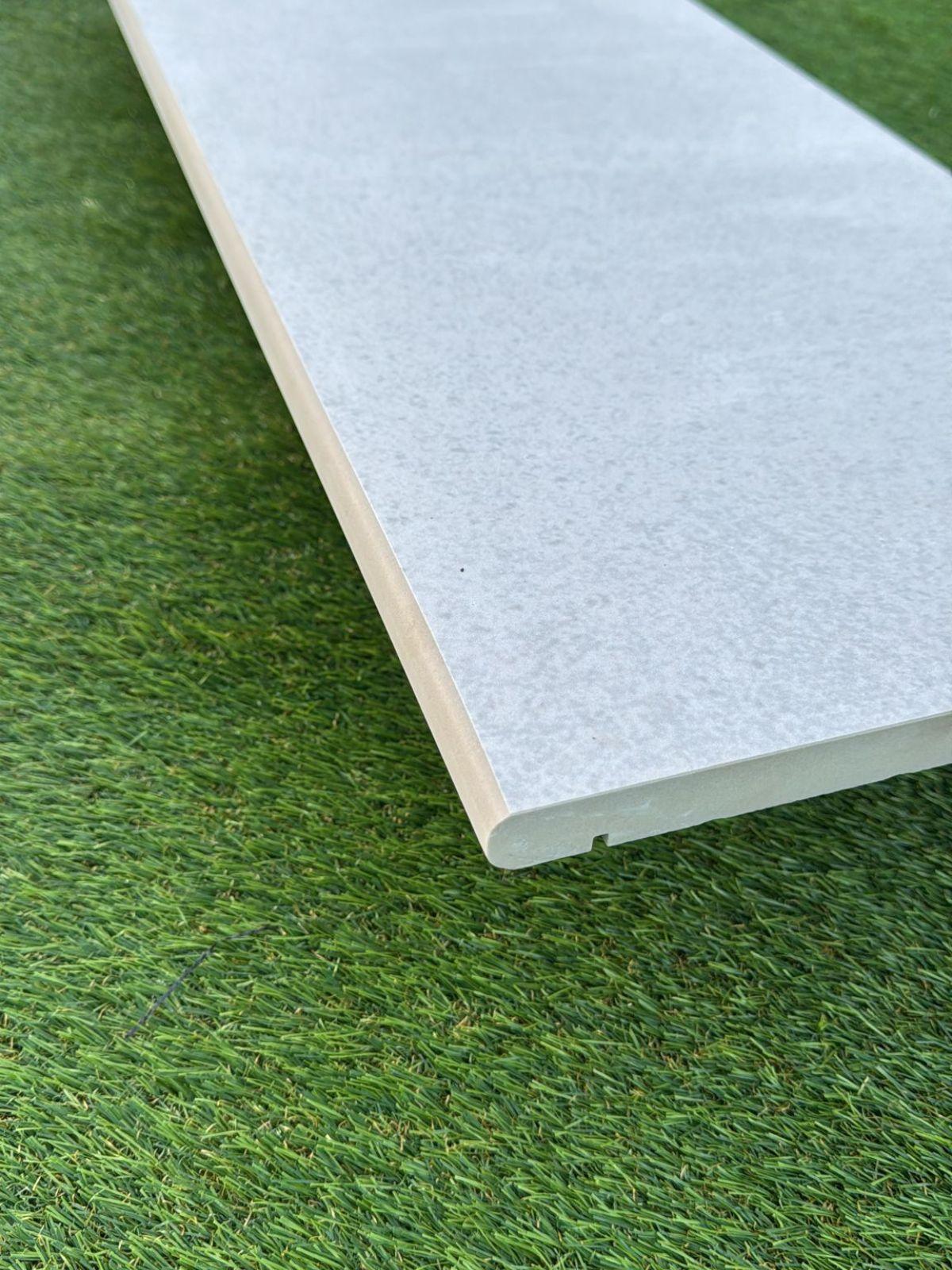 Marbella White Bullnose for Coping and Edging - 900x300x20mm