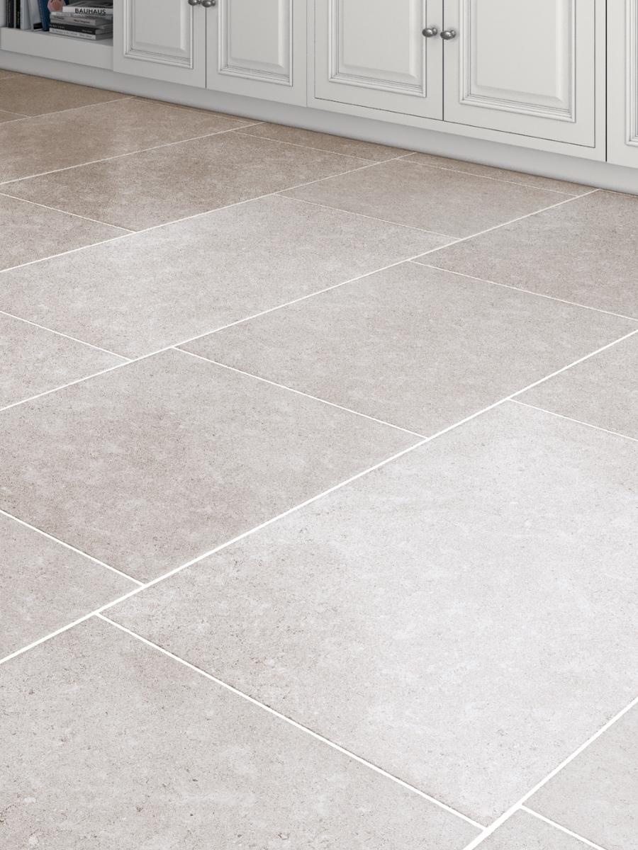 Dijon Honed and Tumbled Natural Limestone Tiles - 400xFree lengthx15mm