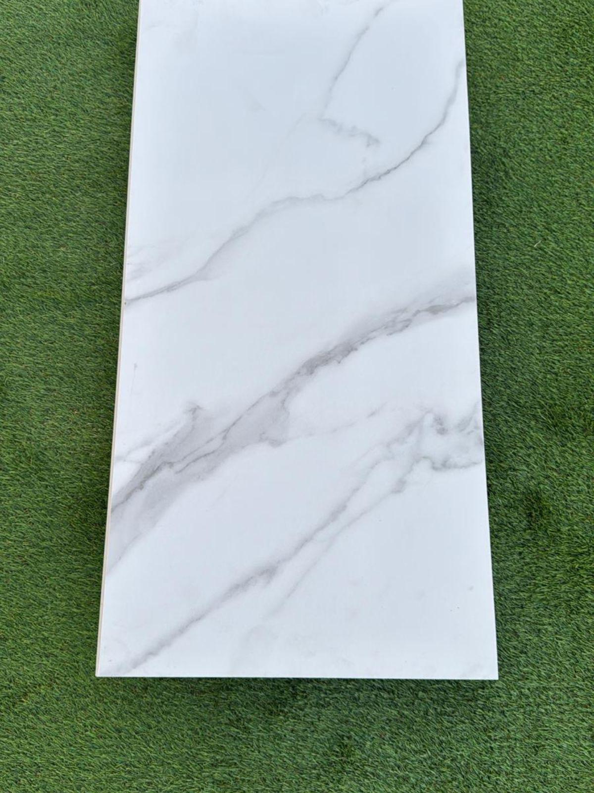 Carrera Marble Porcelain Bullnose for Coping and Edging - 900x450x20mm