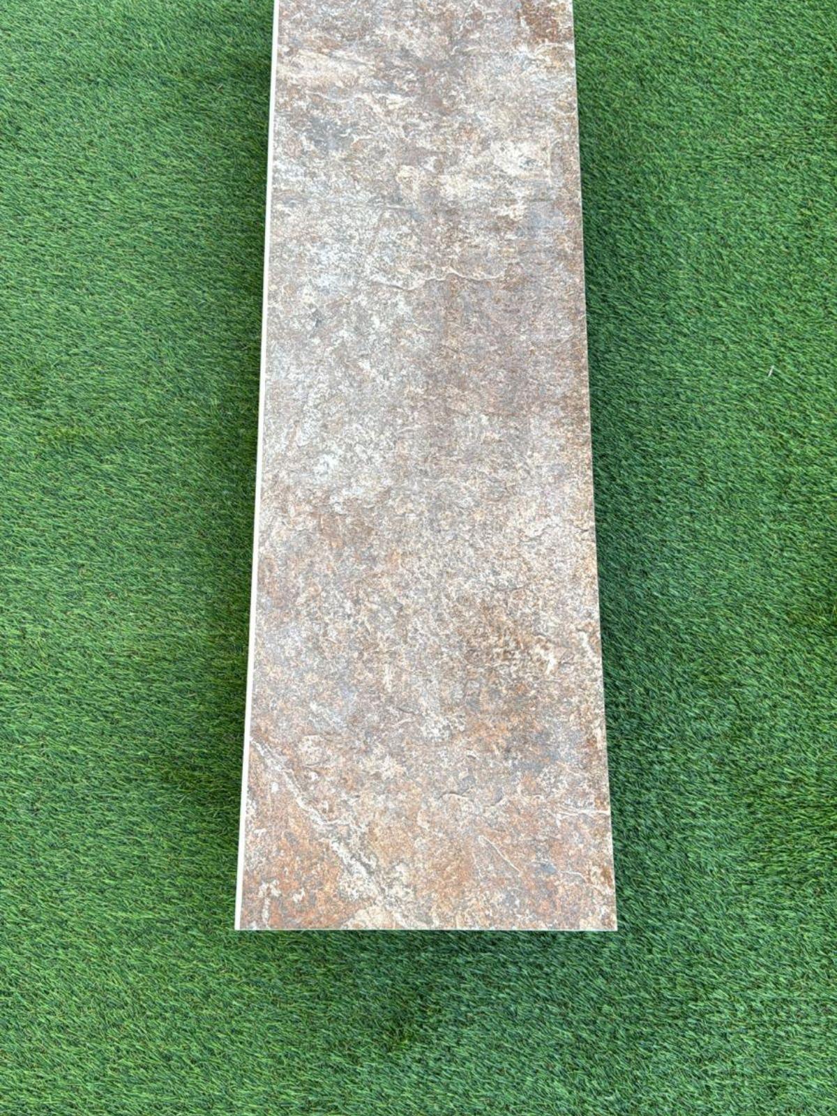 Multicolour Slate Porcelain Bullnose for Coping and Edging - 900x300x20mm