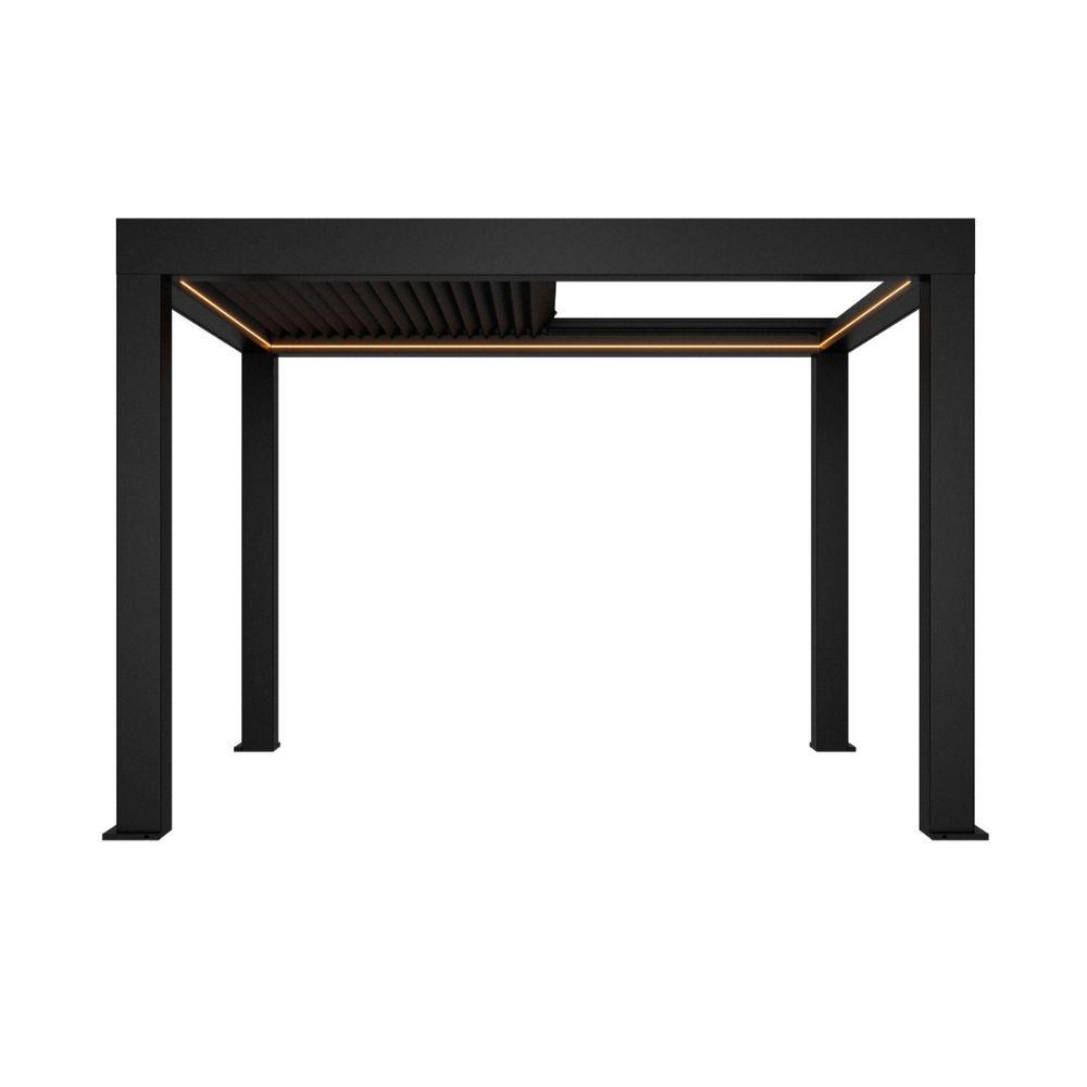 Wonder Rectractable Roof Motorised Pergola with LED Lights - 3m x 4m