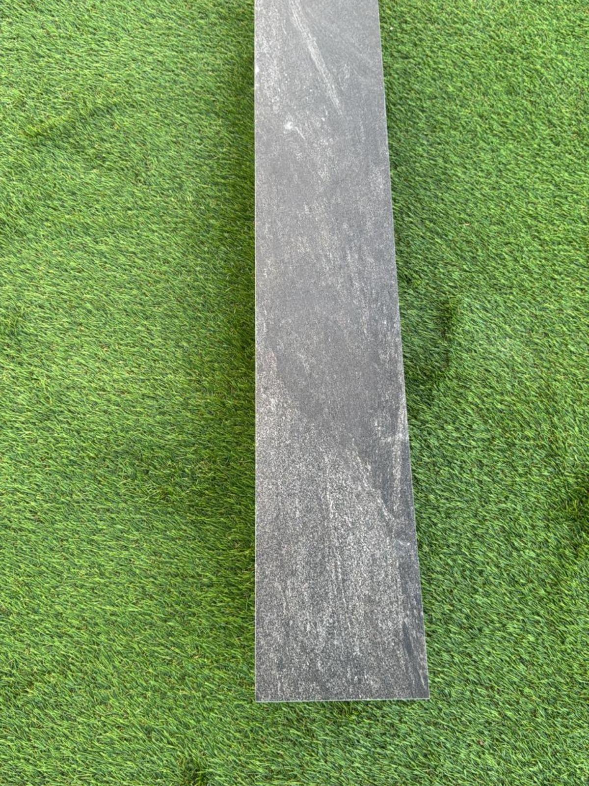 Anthracite Porcelain Riser and Edging - 900x150x20mm Anthracite Porcelain Riser and Edging - 900x150x20mm
