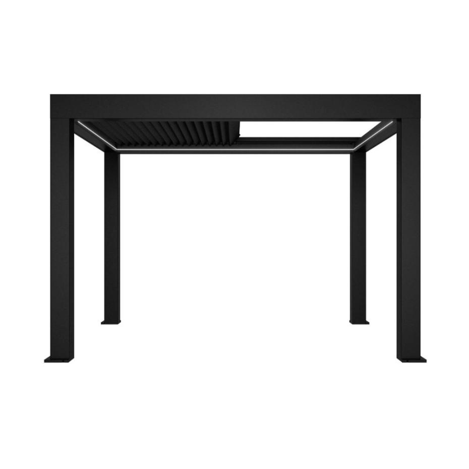 Wonder Rectractable Roof Motorised Pergola with LED Lights - 3m x 4m