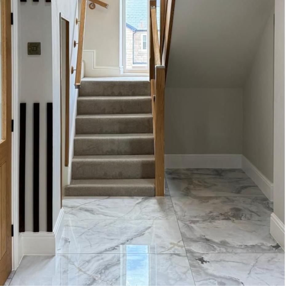 Eunoia Grey Onyx Gloss Tile - 1200x600mm