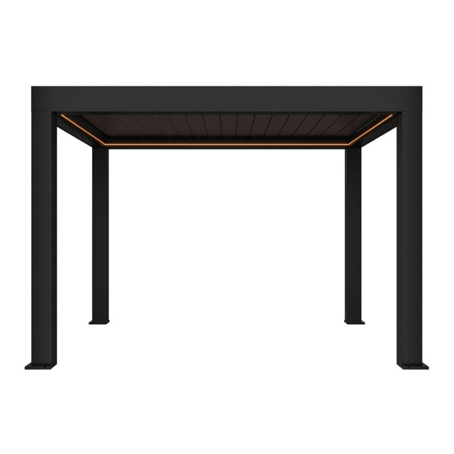 Wonder Rectractable Roof Motorised Pergola with LED Lights - 3m x 4m