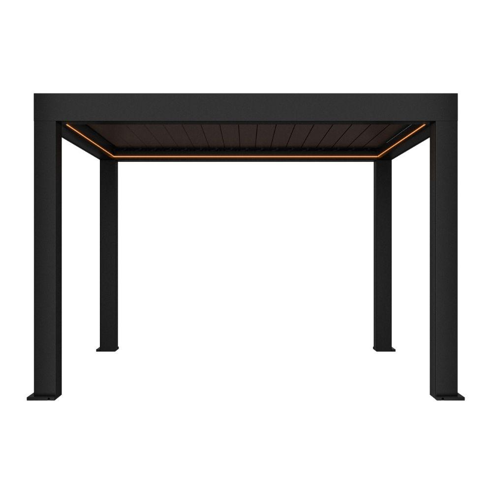 Wonder Rectractable Roof Motorised Pergola with LED Lights - 3m x 4m