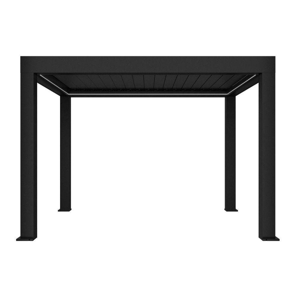 Wonder Rectractable Roof Motorised Pergola with LED Lights - 3m x 4m