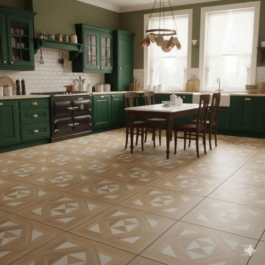 Bristol Parquet Wood Effect Non Slip Porcelain Tiles -600x600x12mm