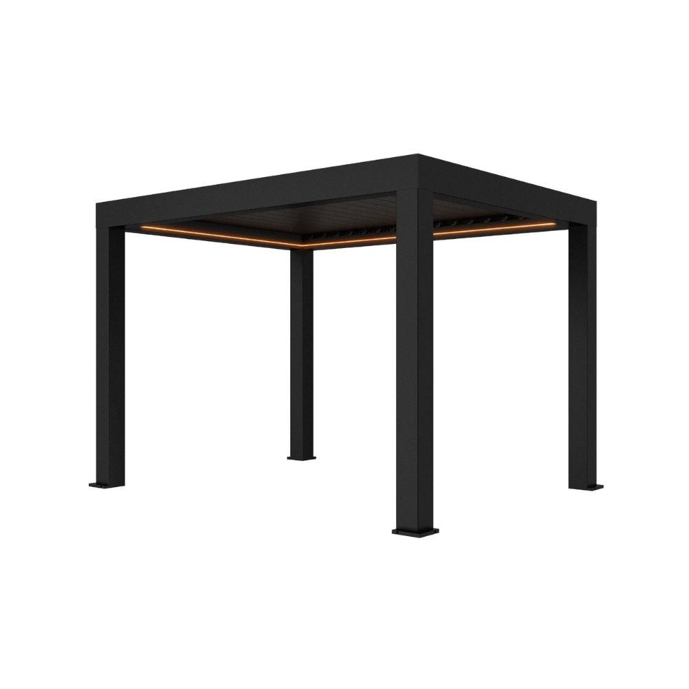 Wonder Rectractable Roof Motorised Pergola with LED Lights - 3m x 4m