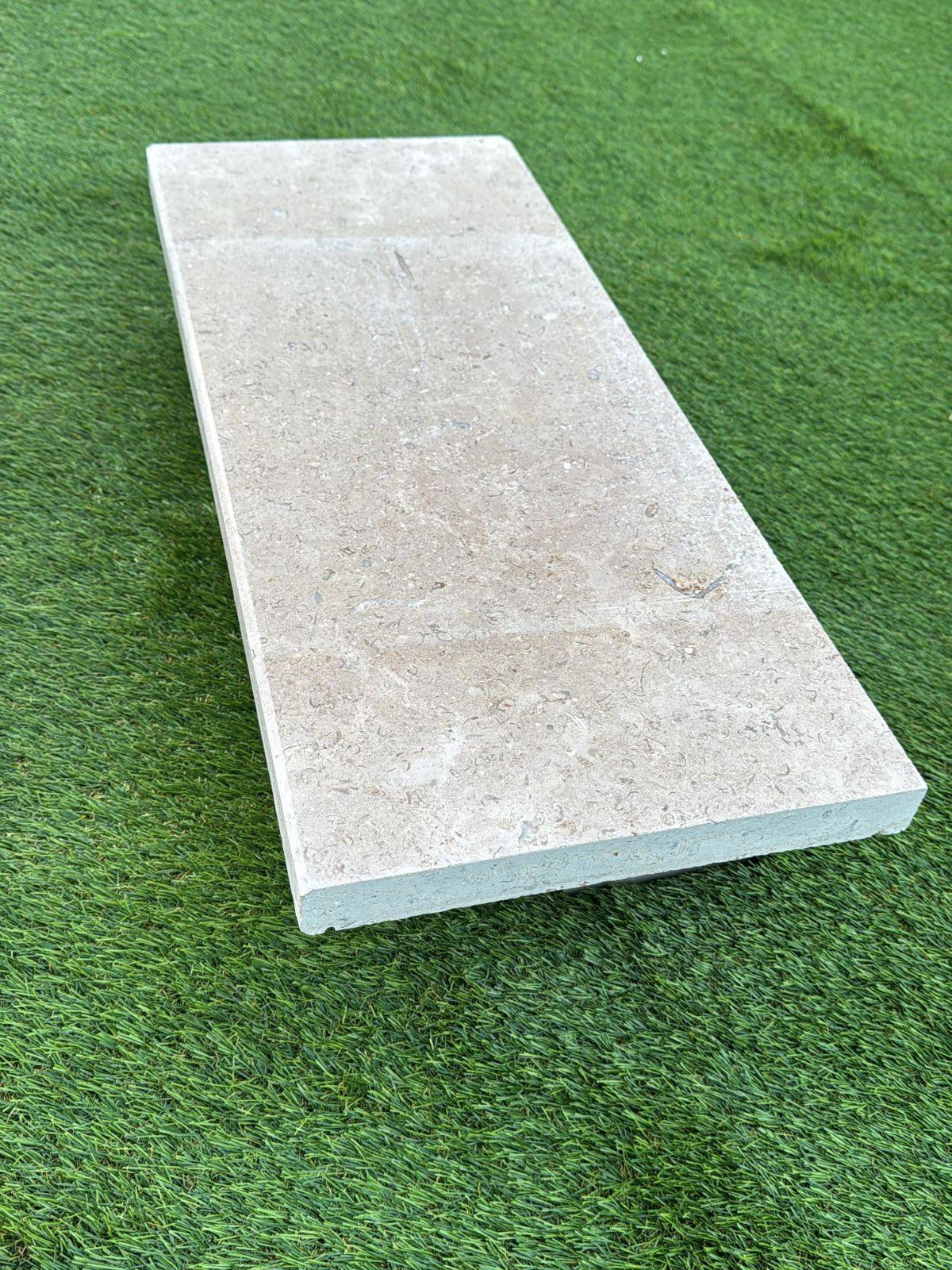 Dijon Limestone Wall Coping - 600x250x30mm Dijon Limestone Wall Coping - 600x250x30mm