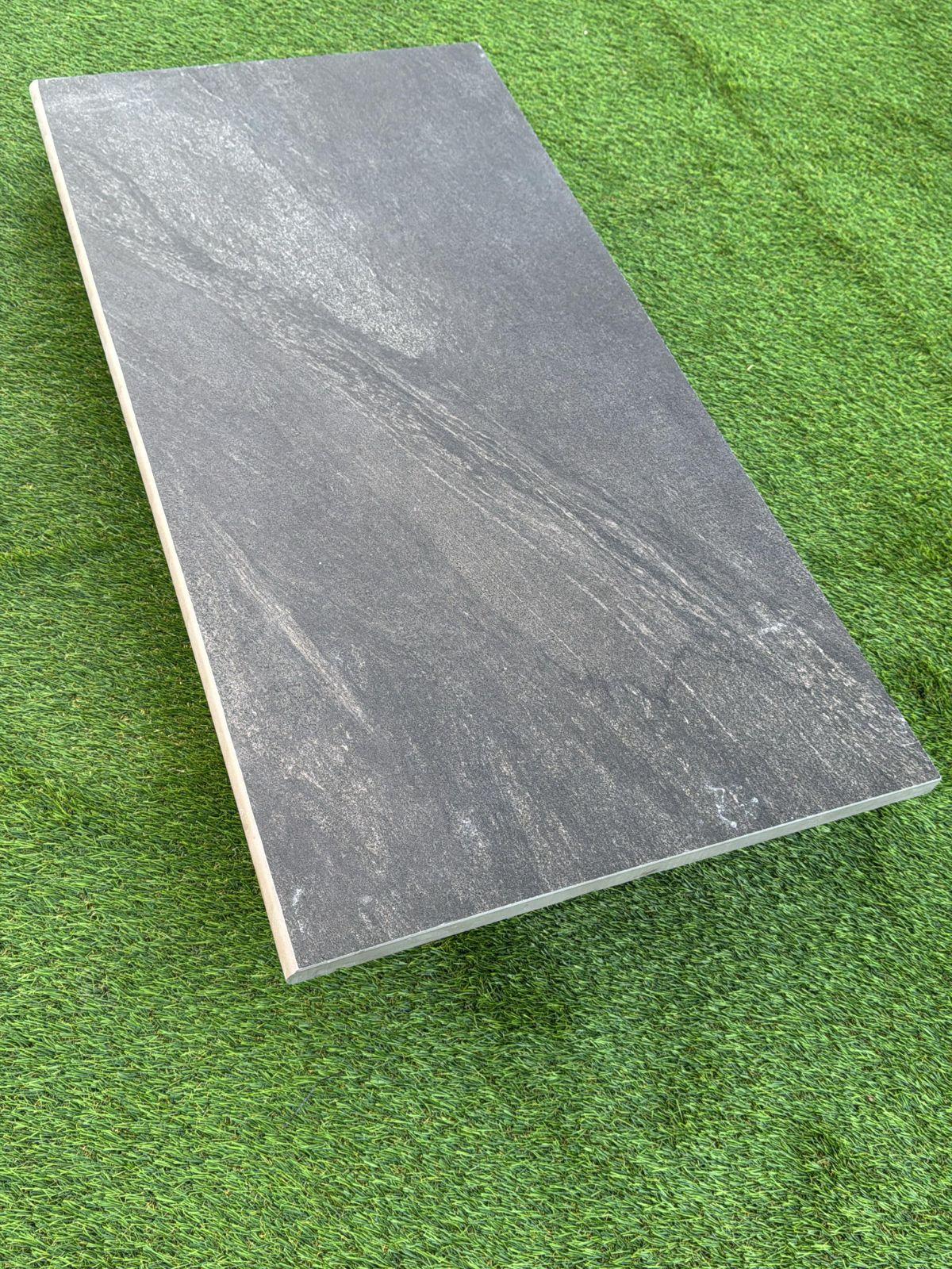 Anthracite Porcelain Bullnose for Coping and Edging - 900x450x20mm Anthracite Porcelain Bullnose for Coping and Edging - 900x450x20mm