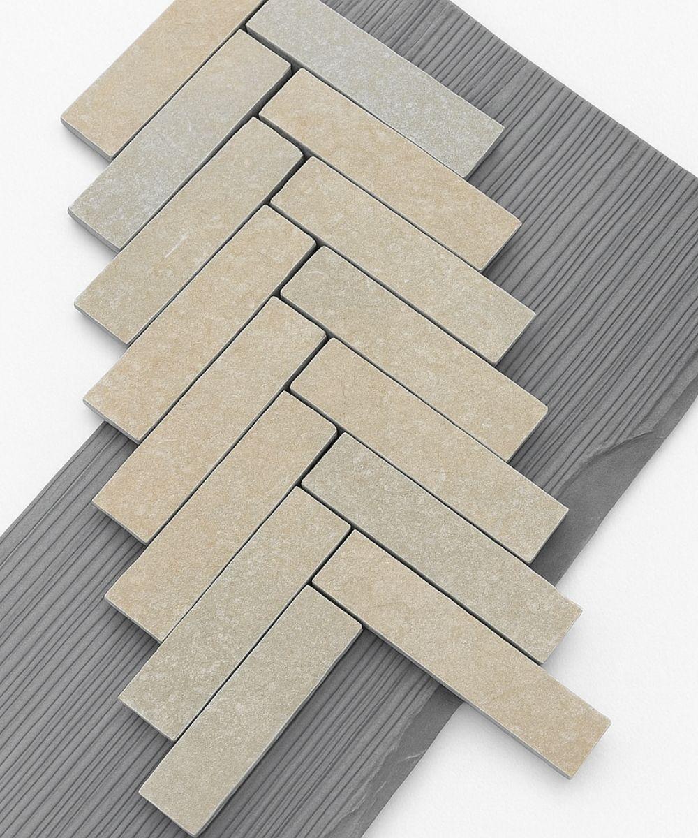 Tandur Yellow Tumbled Natural Limestone Outdoor Slim Sett Pavers - 200x50x40mm Tandur Yellow Tumbled Natural Limestone Outdoor Slim Sett Pavers - 200x50x40mm