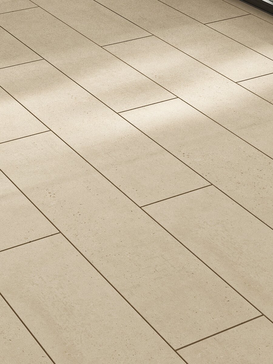Urban Crema Non Slip Porcelain Floor & Wall Tiles - 1200x300mm