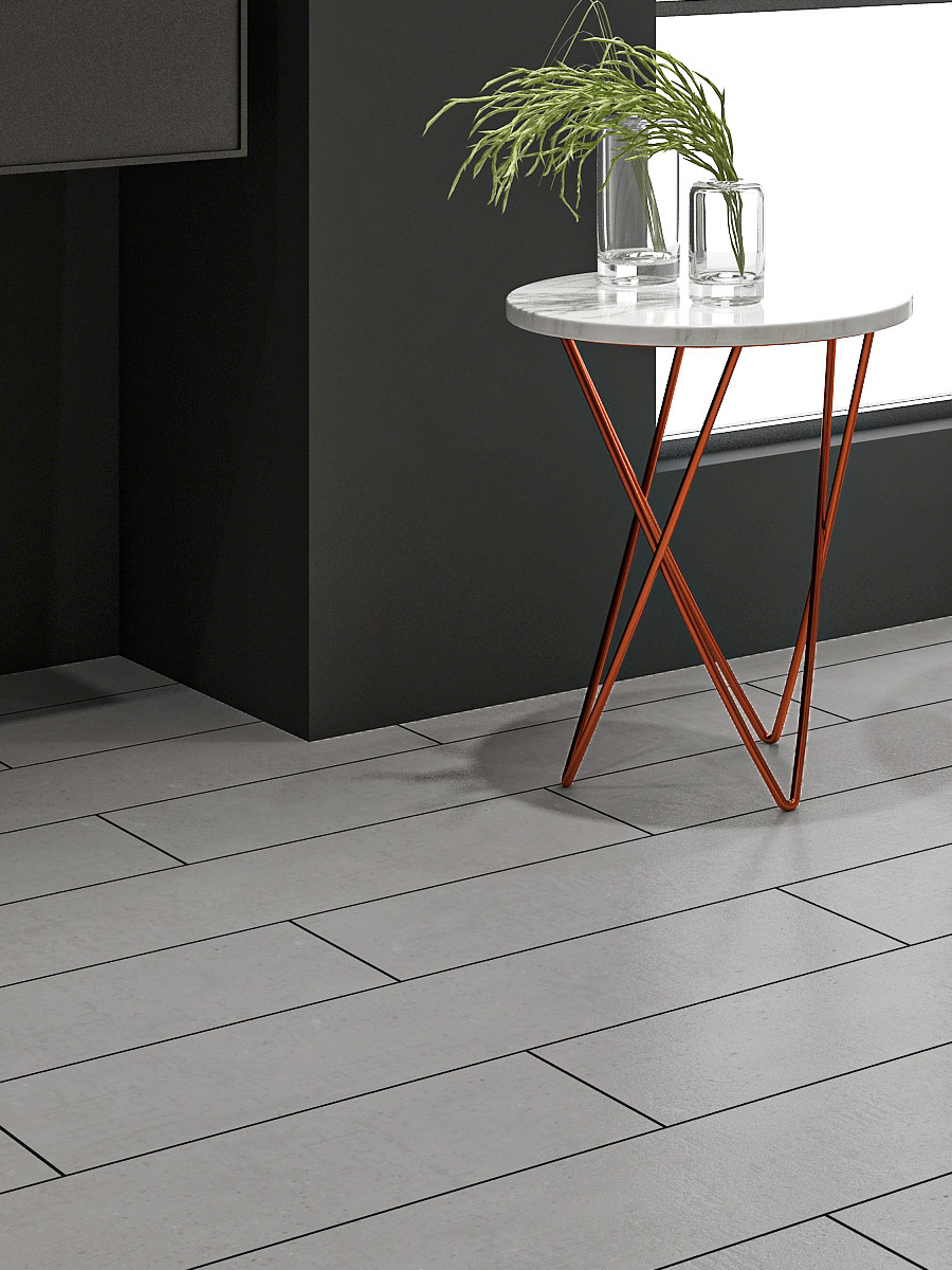 Urban Smoke Non Slip Porcelain Floor & Wall Tiles - 1200x300mm