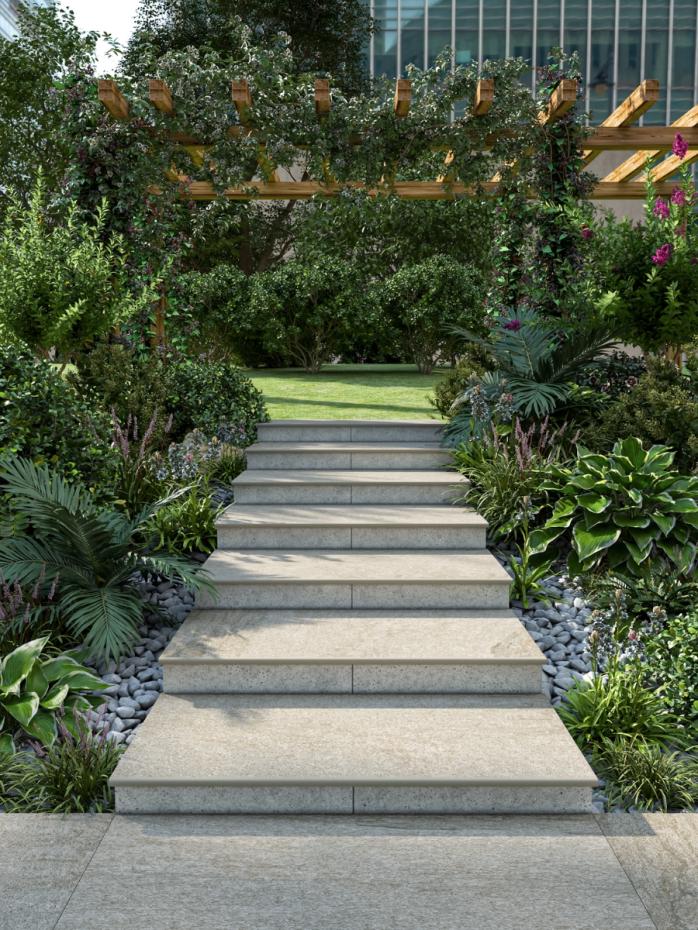 Valencia Beige Porcelain Bullnose Tiles - 900x450x20mm