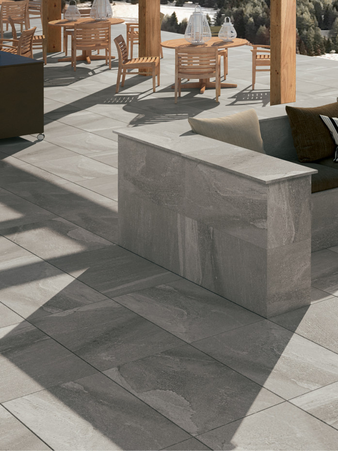 Beola Grigio Italian Tile - 1000x500x20mm