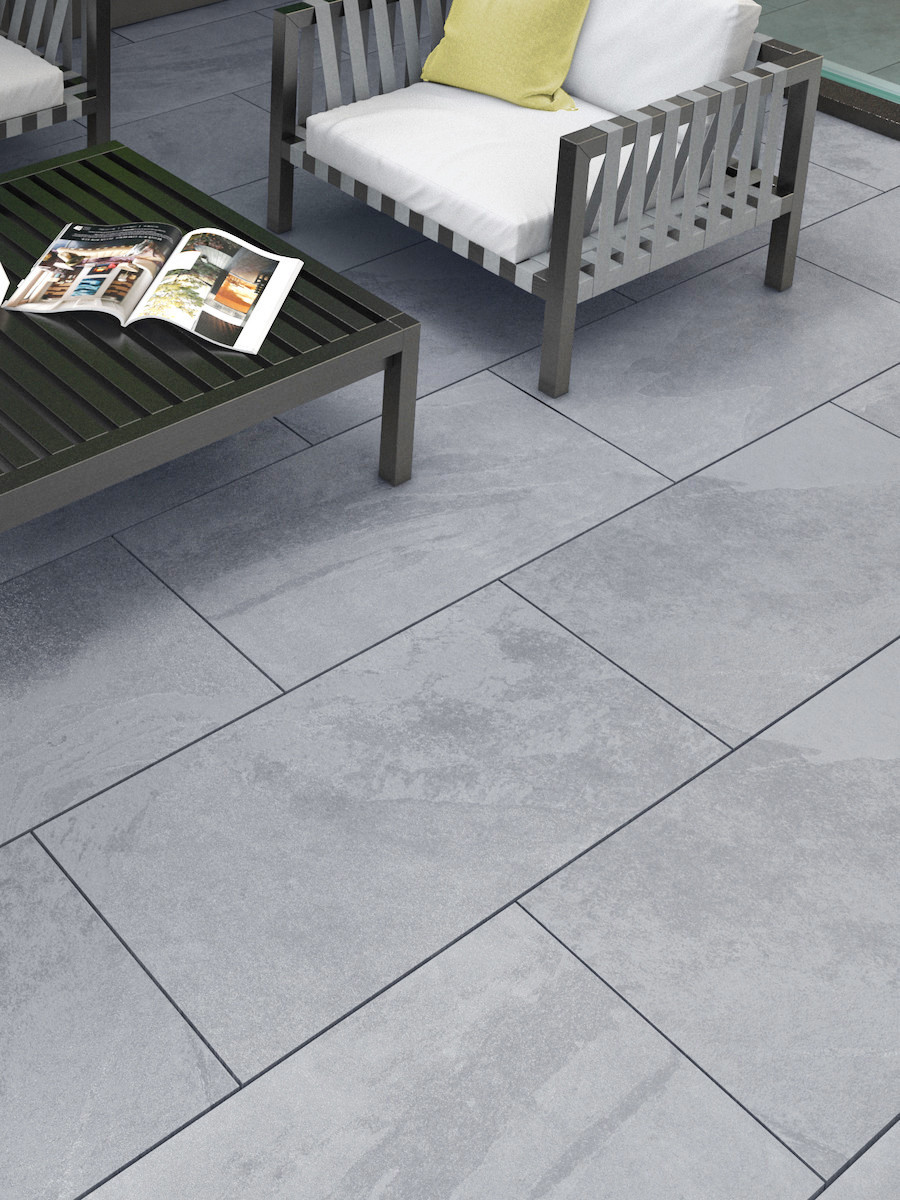 Victoria Grey Outdoor Paver - 900x450x20mm