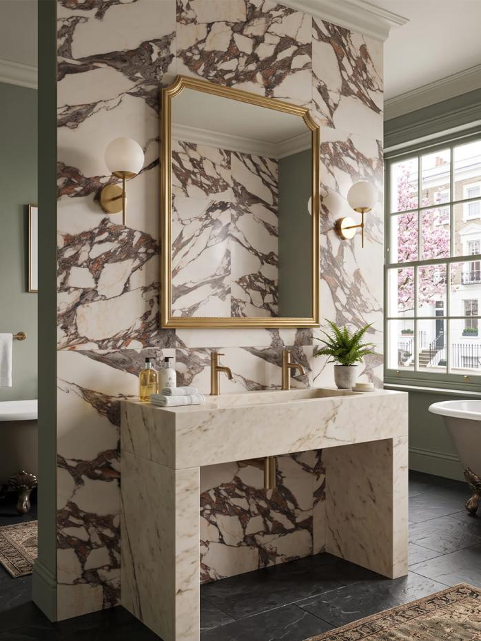 Calacatta Viola Matt Porcelain Tiles - 1200x600