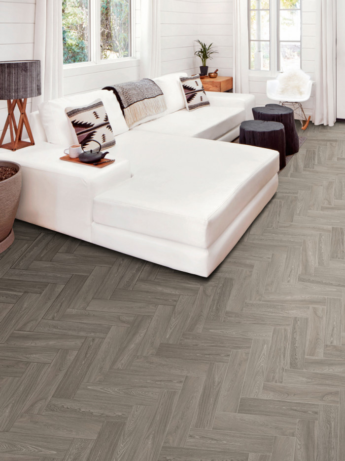 Visual Grey Italian Wood Effect Indoor Tiles - 500x125mm
