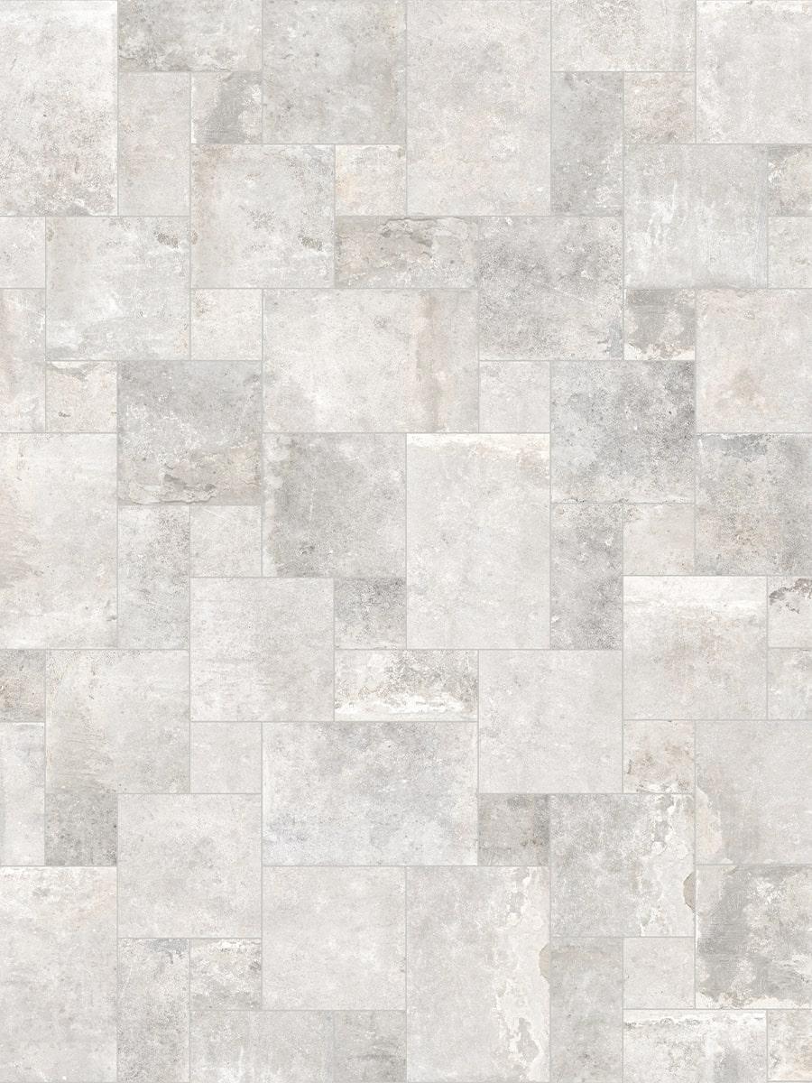Lincoln Cathedral White Modular Pattern Tiles - Roman Opus