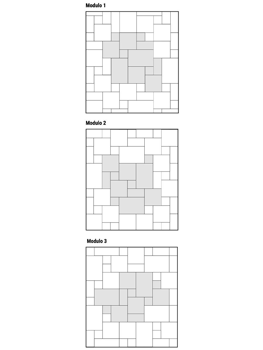 Lincoln Cathedral White Modular Pattern Tiles - Roman Opus