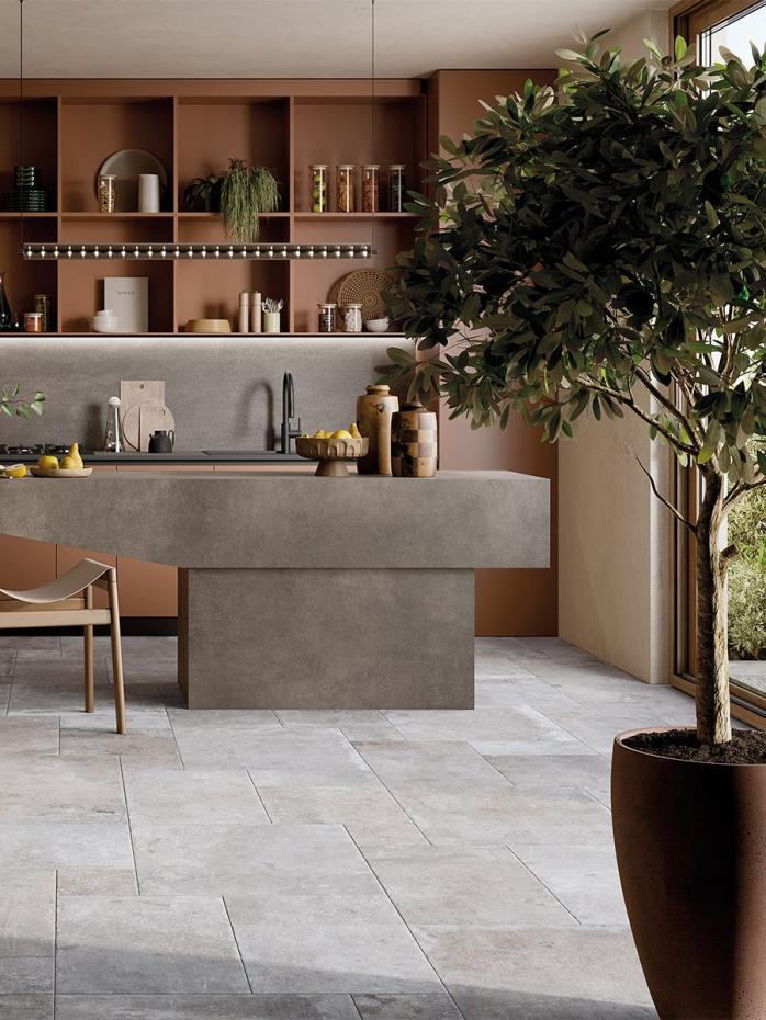 Lincoln Cathedral White Modular Pattern Tiles - Roman Opus