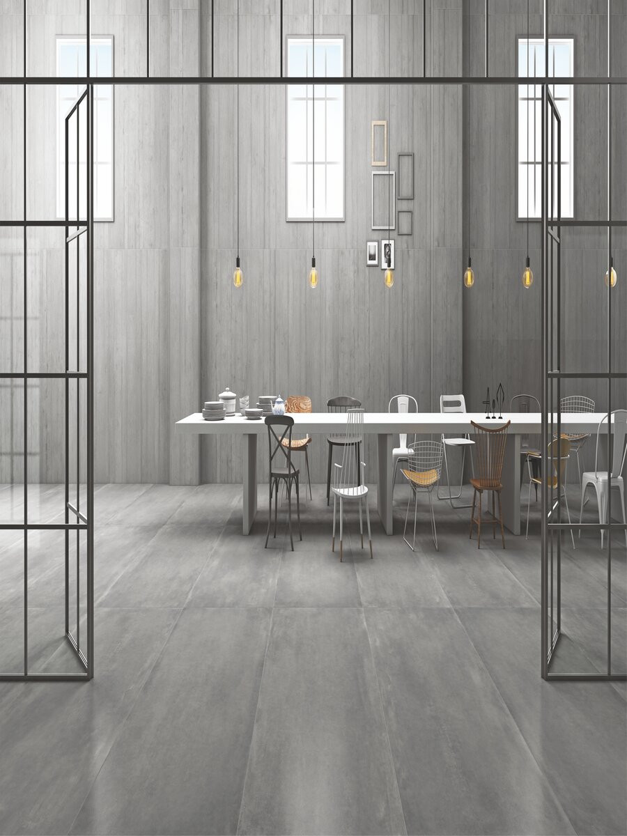 XXXL Concrete Charcoal Indoor Floor & Wall Tile 1200x1200 (mm)