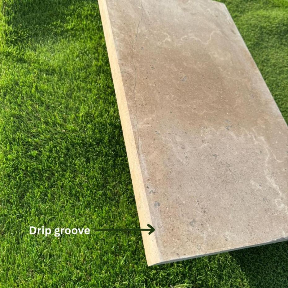 Dijon Limestone Wall Coping - 800x350x30mm